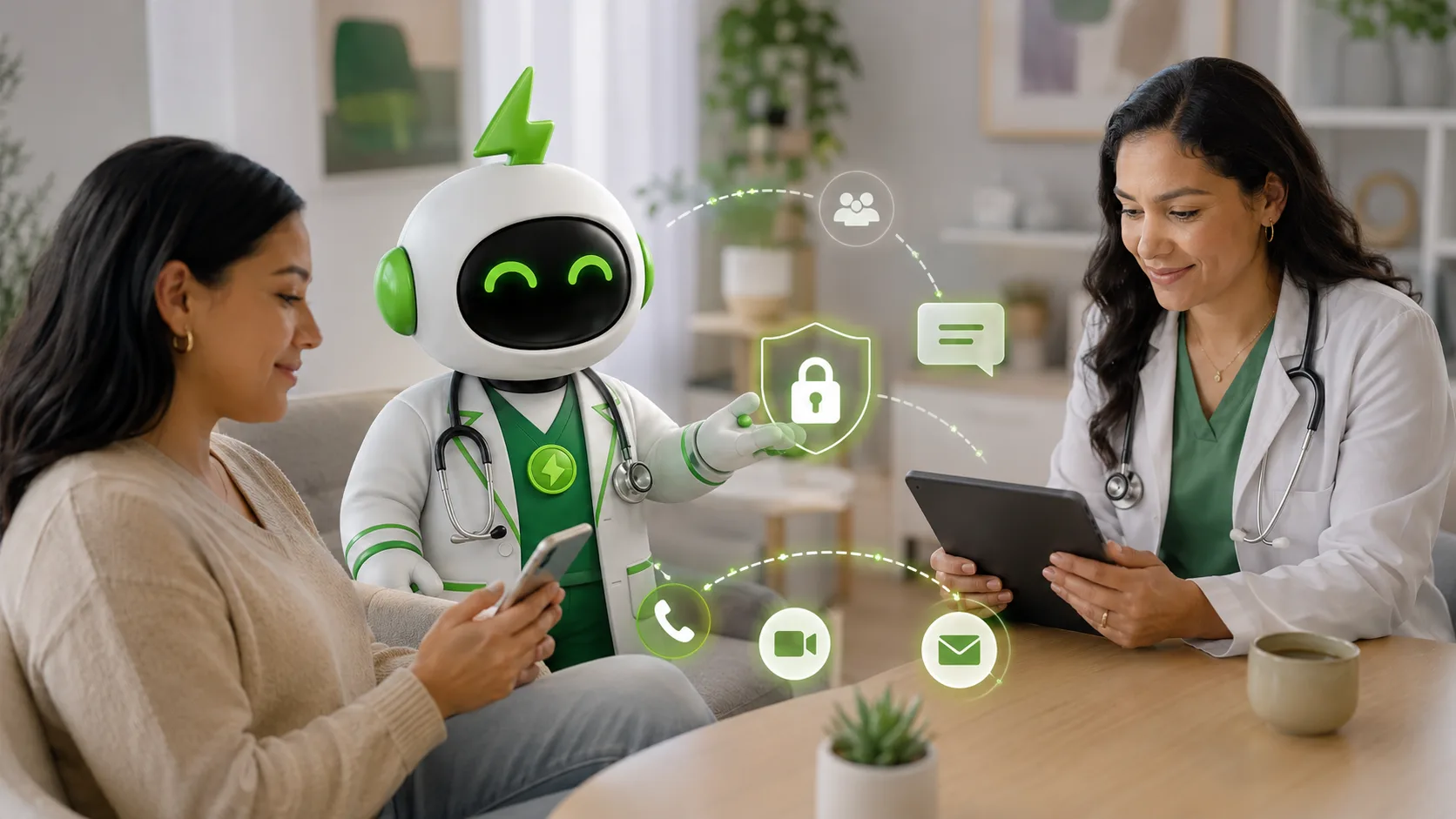 Comunicación multicanal segura en salud: automatización sin perder trazabilidad