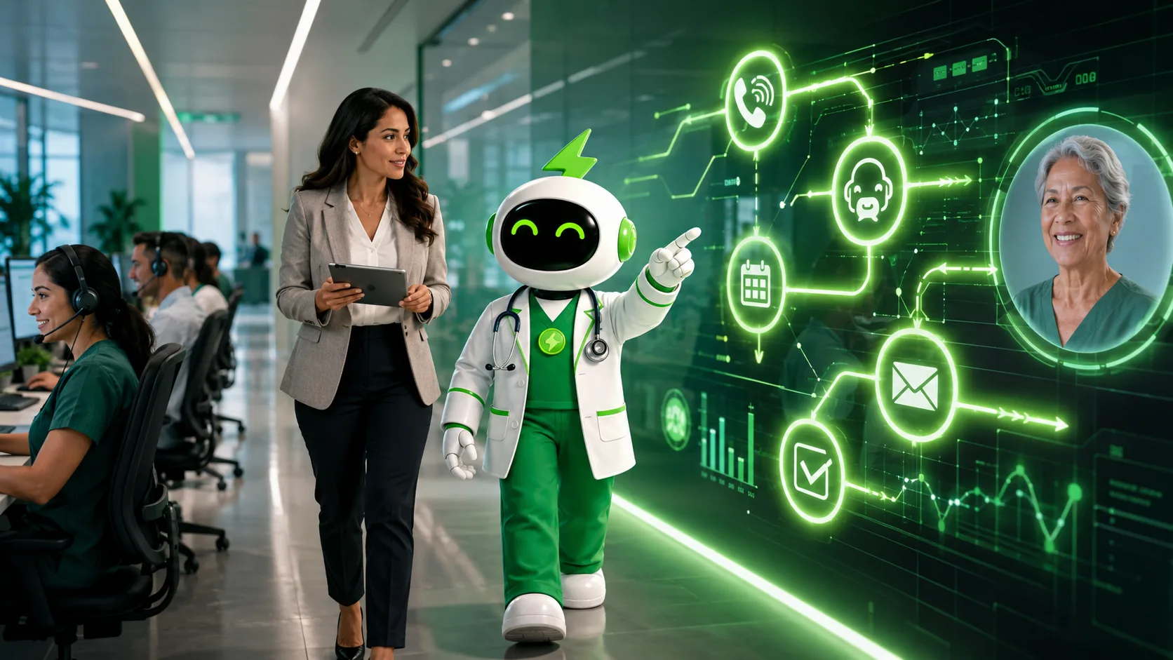 How to increase medical call center productivity with IVR, voicebot and artificial intelligence